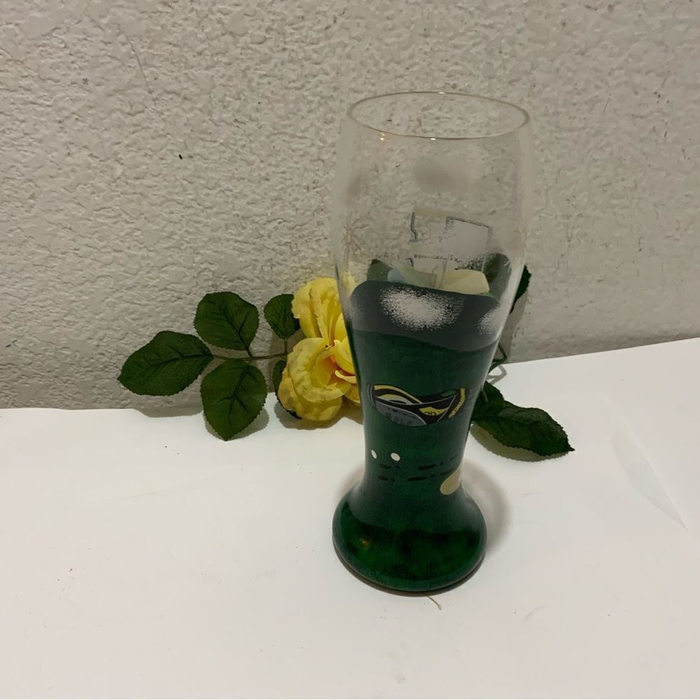 Lolita 19th hole tall hand painted Pilsner collectible glass.